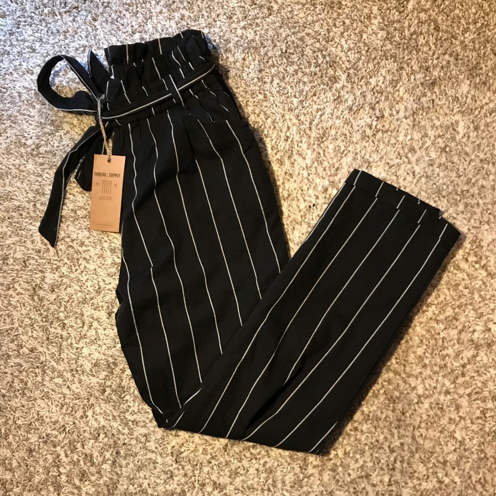 NWT Thread & Supply Maria Wide Leg High Waist Pant